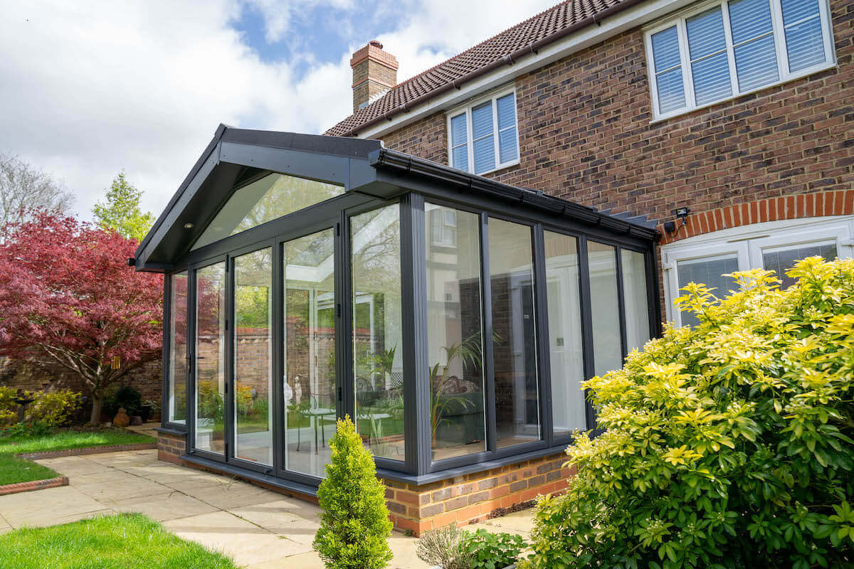 Modern Glass Gable Conservatory